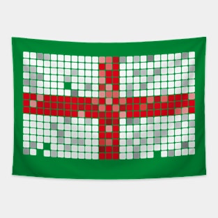 England Flag Mosaic Tapestry