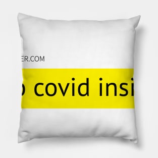 No Covid Inside (light edition) Pillow