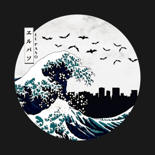 El Paso Kanagawa Wave Dark T-Shirt