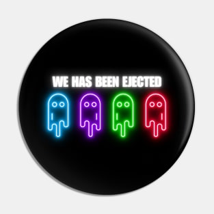 Neon Among Us Pin