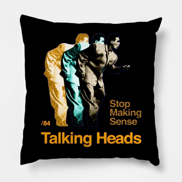 Talking heads // David Byrne Big Suit 1984 Pillow by NavyVW