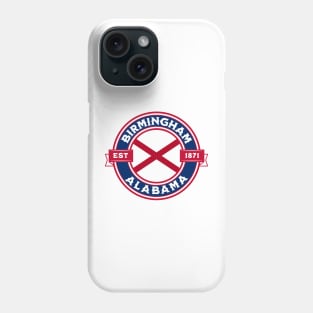 Birmingham Alabama State Flag Design Phone Case