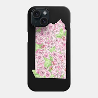 Pennsylvania in Flowers Phone Case