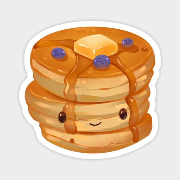 Fluffy Pancake Stack Magnet by Claire Lin