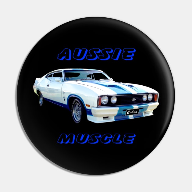 Ford Cobra Aussie Muscle Pin by Muscle Car Tees