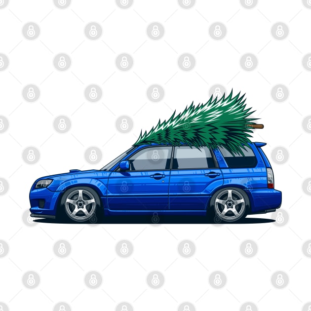 Subie Forester Xmas by Markaryan