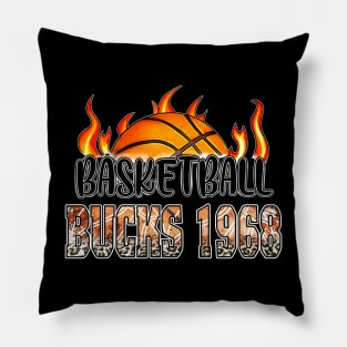 Classic Basketball Design Bucks Personalized Proud Name Pillow