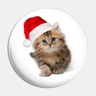 Cute Christmas Little Cat Pin