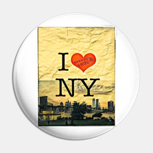 I LUV NY/BK Pin