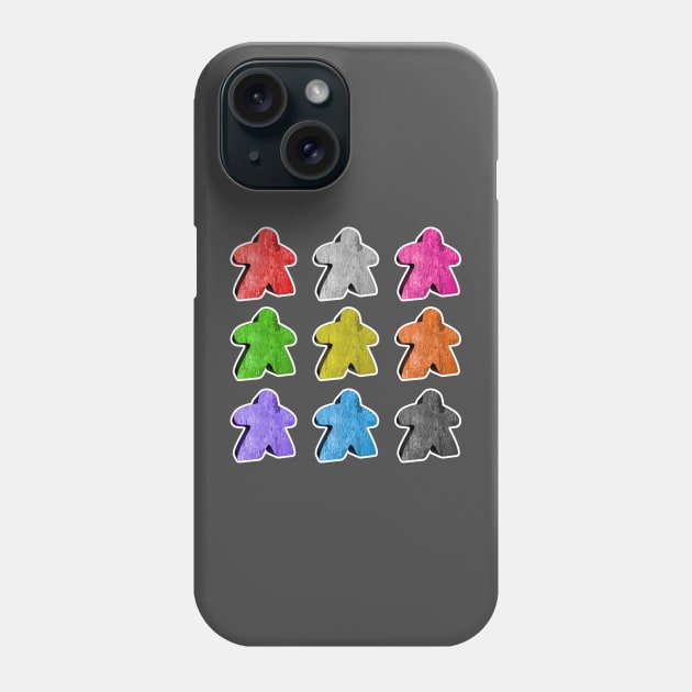 Meeple People Phone Case by TONYSTUFF