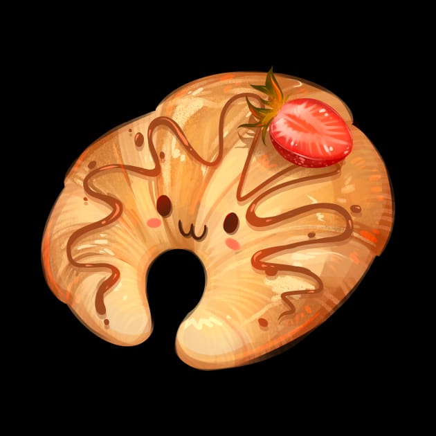 Happy Croissant by Claire Lin