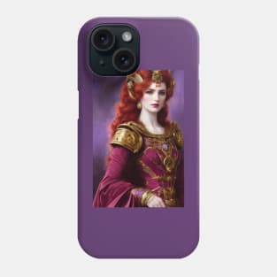 Futuristic Empress In Magenta Phone Case