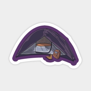 Purple Tent Camp Vibes Magnet