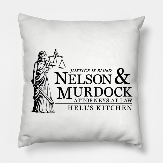 Nelson & Murdock Pillow by Vault Emporium