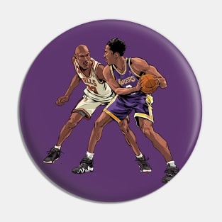 BASKETBALLART - LITTLE BROTHER GOAT Pin