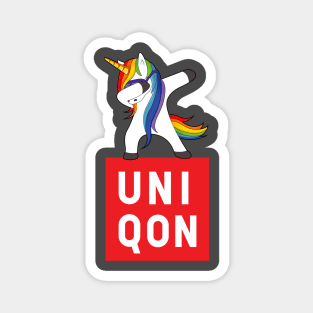 Dabbing Unicorn Magnet