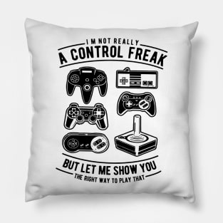 control freak game Pillow