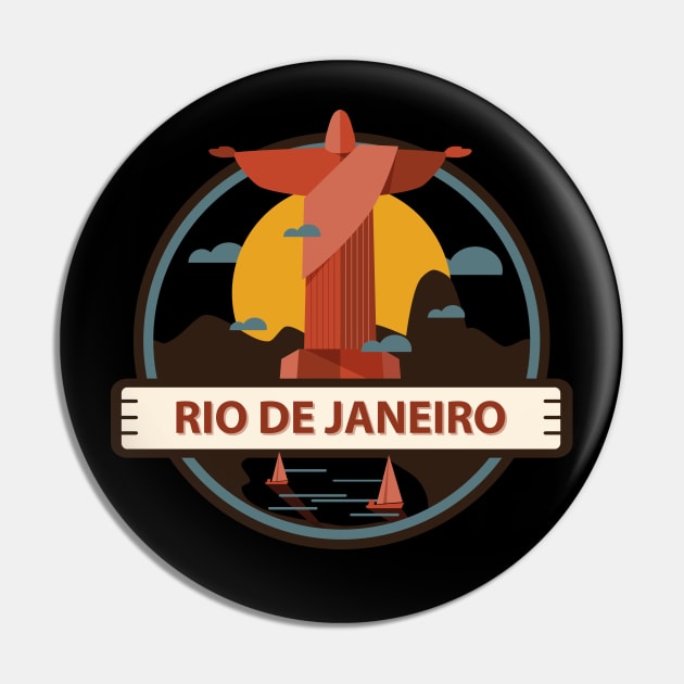 Rio de Janeiro Pin by TambuStore