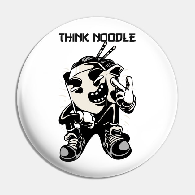 Think Noodle Pin by ReadyOrNotDesigns 