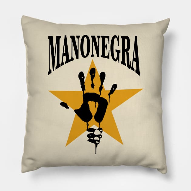 Retro Manonegra Pillow by minimalistix