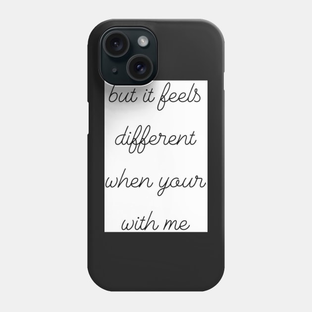 Heartbreak Weather Lyric Design Phone Case by BlossomShop