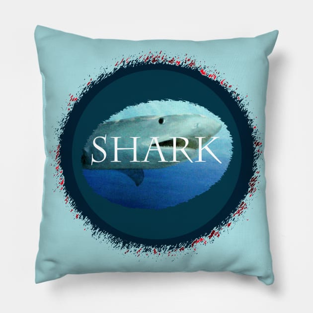 Shark Identification Pillow by MelissaJBarrett