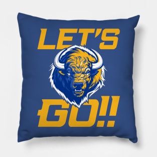 Let's Go Buffalo Pillow