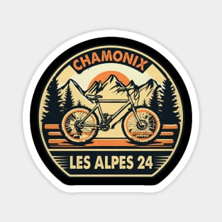 CHAMONIX - LES ALPES 24 Magnet