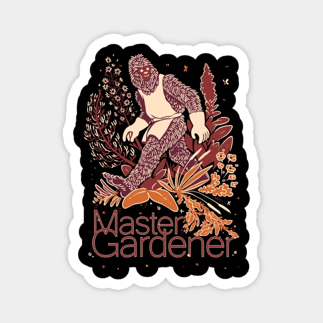 Bigfoot Gardener 1 Magnet by HugoSloth