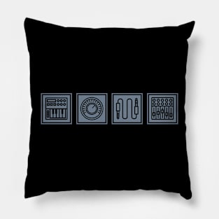 Electronic Musician, Beatmaker and  Synth Lover Pillow