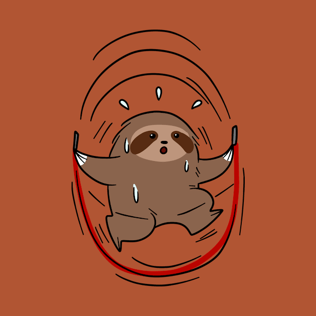 Sloth Jump Roping by saradaboru