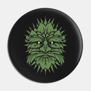 TRADITIONAL CELTIC WICCA PAGAN GREENMAN T-SHIRT AND MERCHANDISE Pin