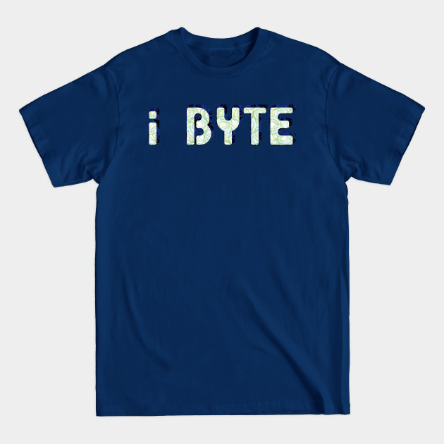 Disover I Byte Patterned - Computer - T-Shirt