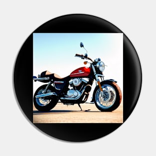 Vintage Motorcycle Desert Pin