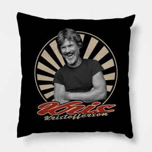 Vintage 80s Kris Kristofferson Pillow