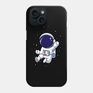 Astronaut Floating In Space Phone Case