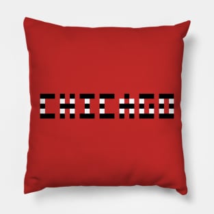 Pixel Hockey City Chicago 2017 Pillow