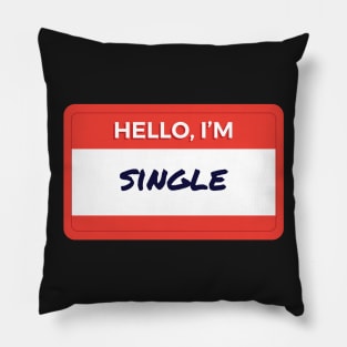 Hello I'm Single Pillow