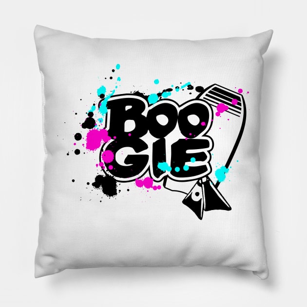 Splat Boogie Pillow by thesurfshirtco