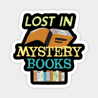 Lost in Mystery Books Magnet