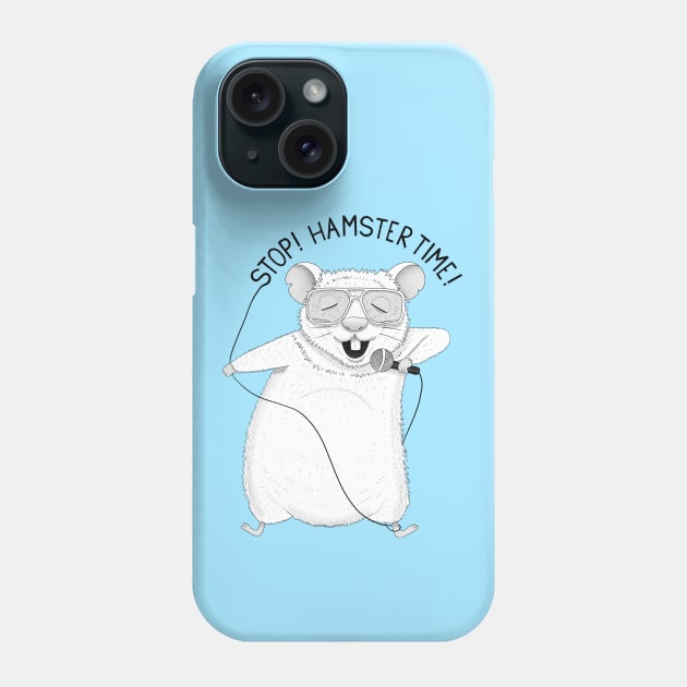 Hamster Time! | Animal Karaoke Collection Phone Case by DrawingEggen