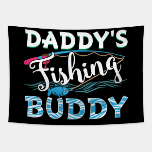 Daddy's fishing buddy Tapestry