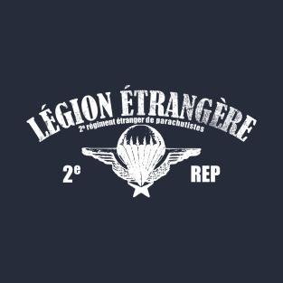 Foreign Legion Paratrooper - 2 Rep (distressed) T-Shirt