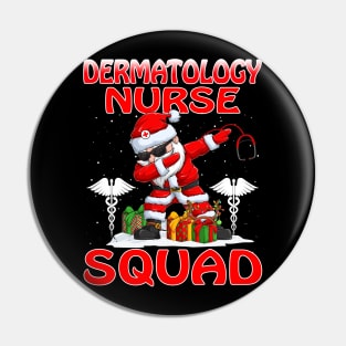 Christmas Dermatology Nurse Squad Reindeer Pajama Dabing Santa Pin