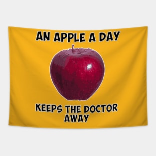 An apple a day keeps the doctor away Tapestry