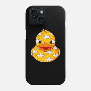 Cloud Pattern Rubber Duck Phone Case