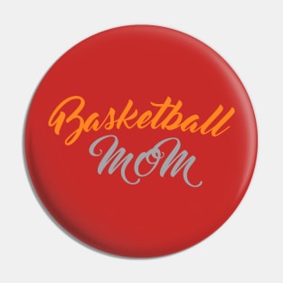 Basketball mom cursive Pin