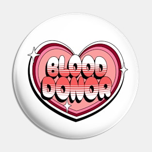 blood donation Pin