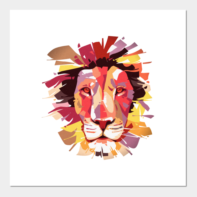 Laith Lion Abstract Painting Art Print