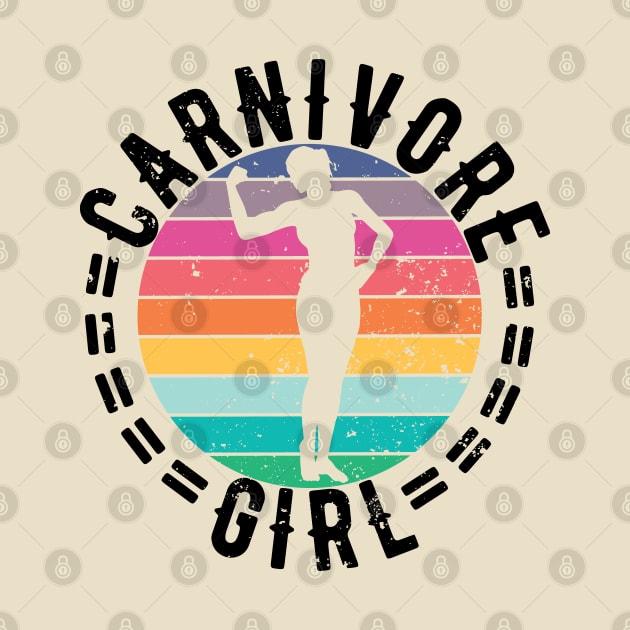 CARNIVORE GIRL MEAT EATER STEAK LOVER CUTE FIT COWGIRL WOMAN by CarnivoreMerch